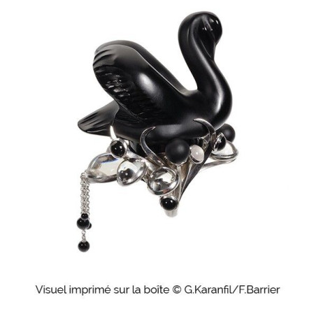Boîte à bijoux Cygne noir