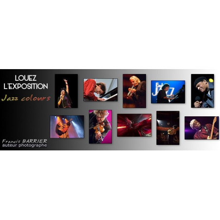 Location exposition Jazz colours © Francis Barrier