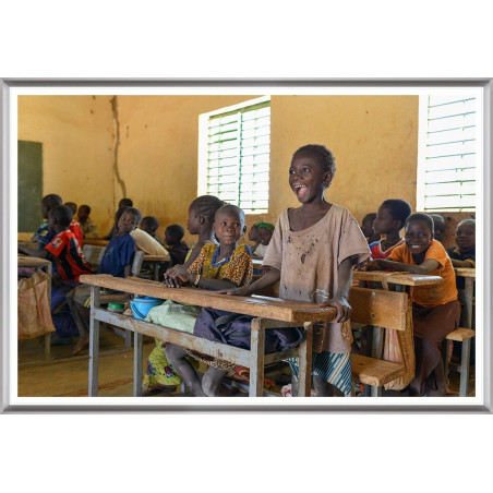 Location exposition Pogbi (La scolarisation des filles au Burkina Faso) © Christian Izorce