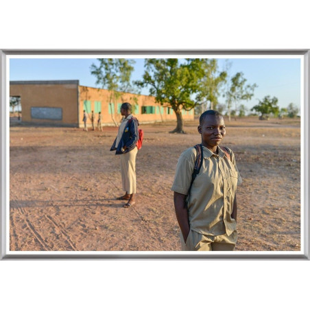 Location exposition Pogbi (La scolarisation des filles au Burkina Faso) © Christian Izorce