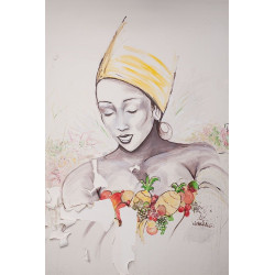 La femme aux fruits © Francis Barrier