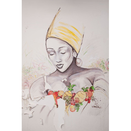 La femme aux fruits © Francis Barrier