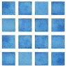 Carrelage sol mur piscine en grès cérame motif Jakarta Bleu