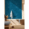 Carrelage sol mur piscine en grès cérame motif Jeans Océan