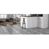 Carrelage sol mur piscine en grès cérame motif Broadway Grey