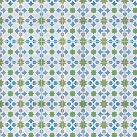 Carrelage sol mur piscine en grès cérame motif Kelsey Cold